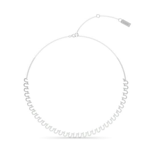 Abjad Hawaz Pavé Tennis Choker