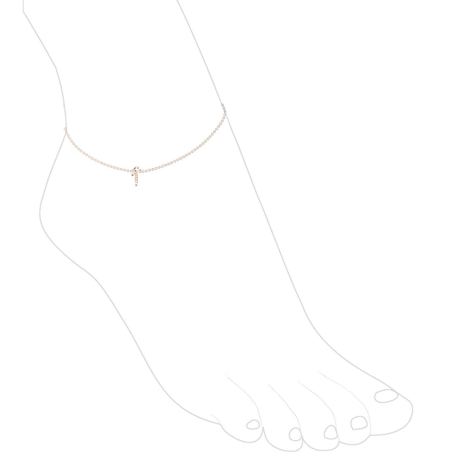 Abjad Hawaz Anklet