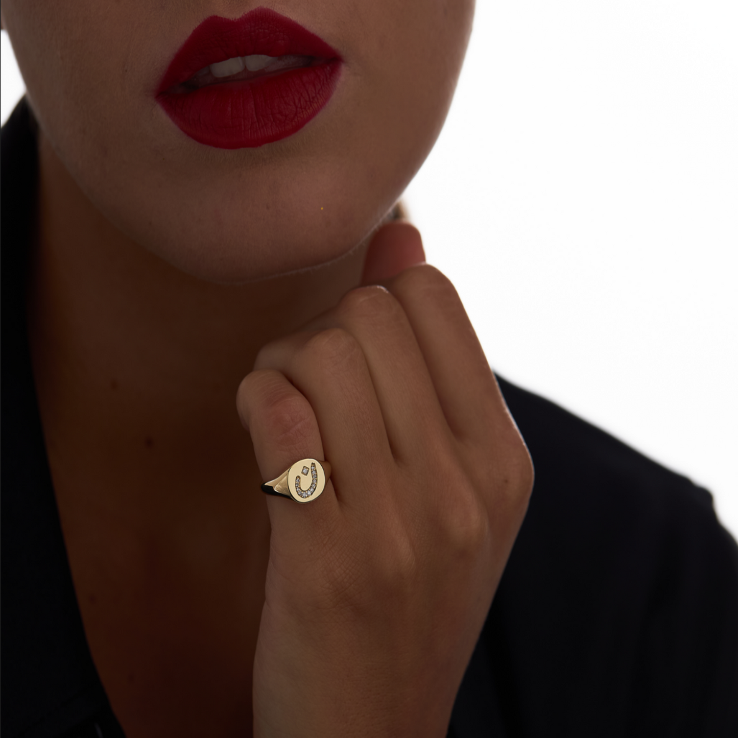 Abjad Hawaz Pinky Ring