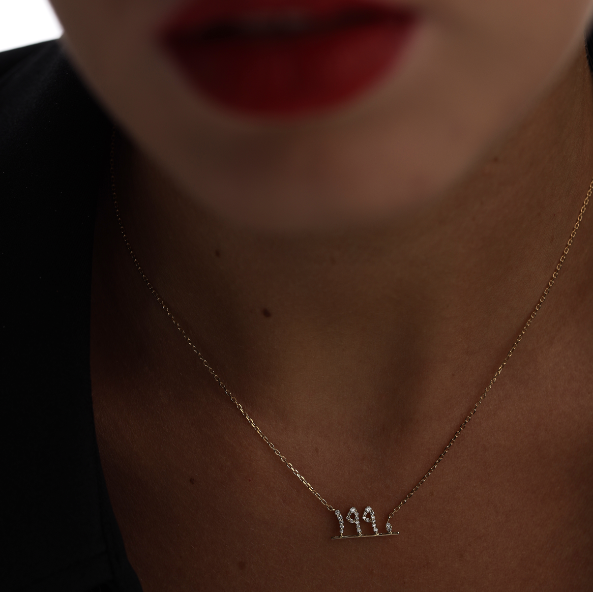 Customize your Pavé Diamond Numra Necklace