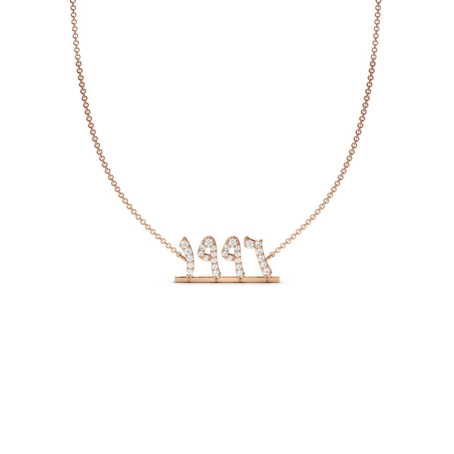Customize your Pavé Diamond Numra Necklace
