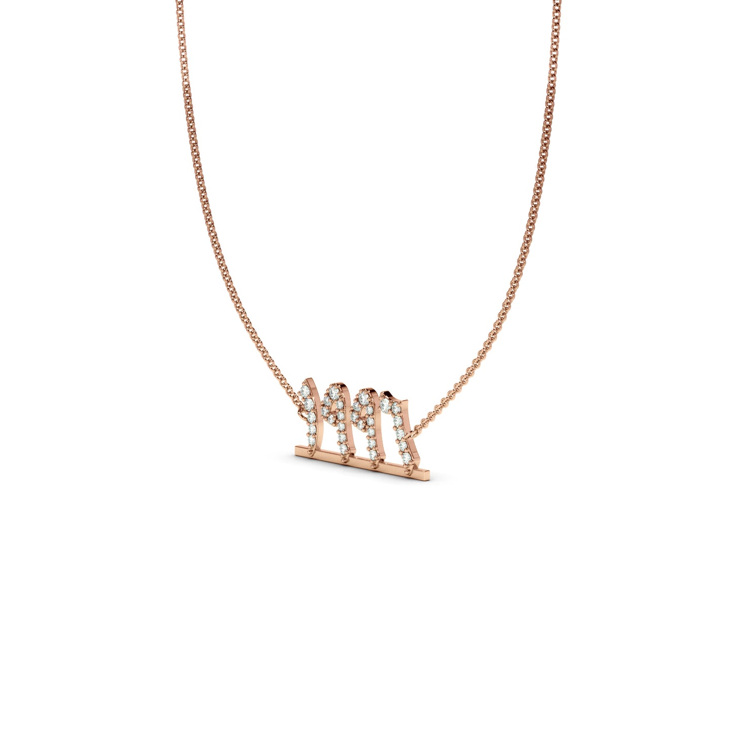 Customize your Pavé Diamond Numra Necklace