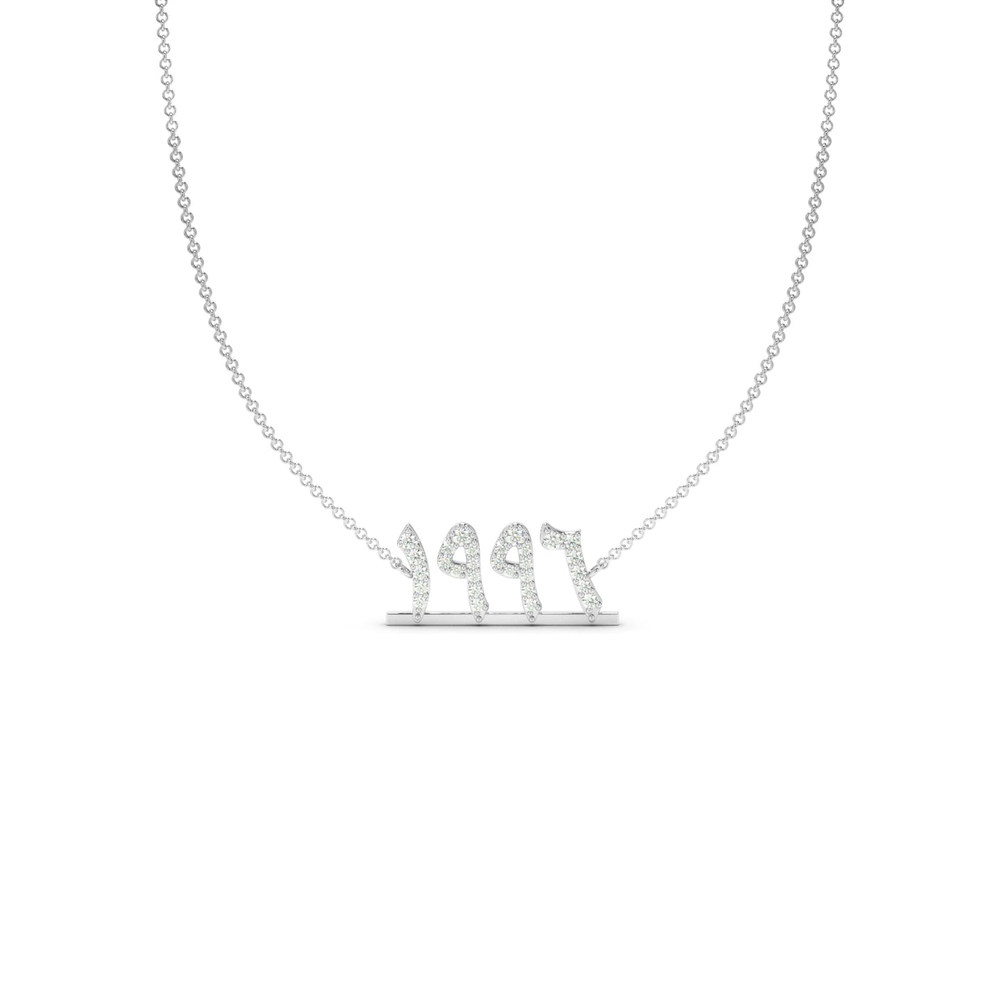 Customize your Pavé Diamond Numra Necklace