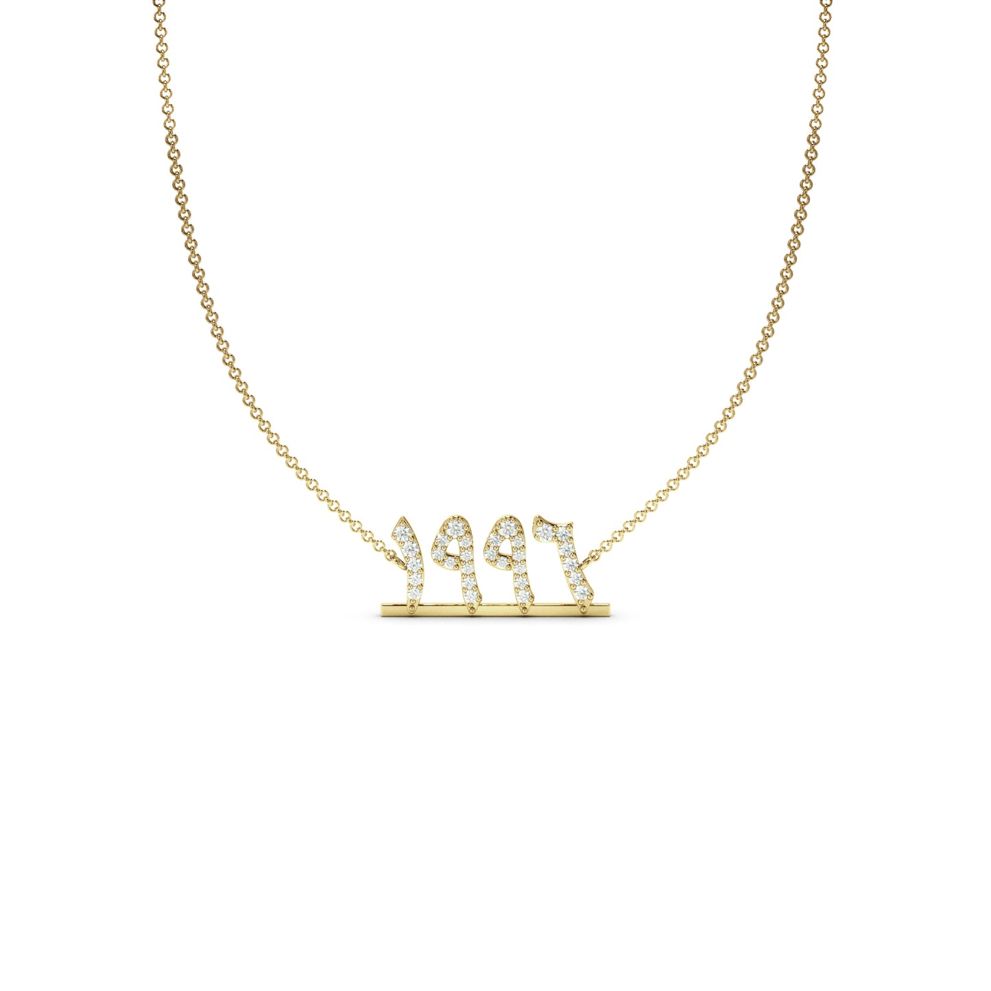 Customize your Pavé Diamond Numra Necklace