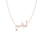 "Abu Dhabi" Arabic Diamond Necklace