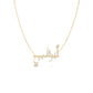 "Abu Dhabi" Arabic Diamond Necklace