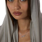 "Abu Dhabi" Arabic Diamond Necklace