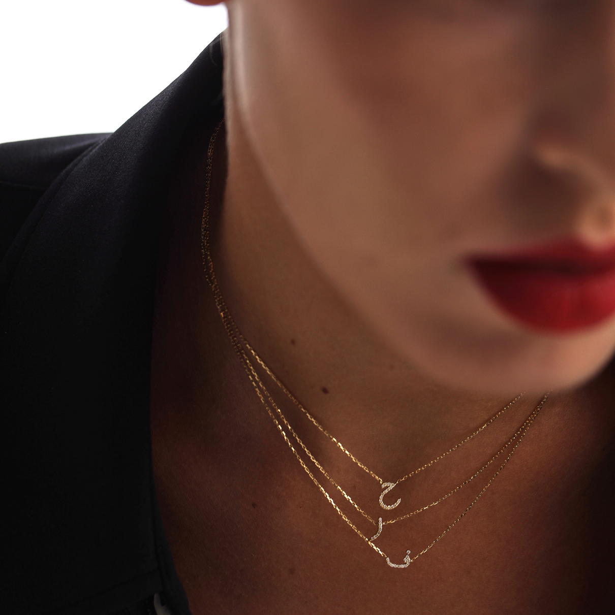 Diamond initial best sale necklace