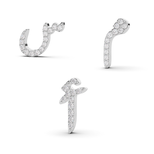 Customize your Single Pavé Diamond Earring