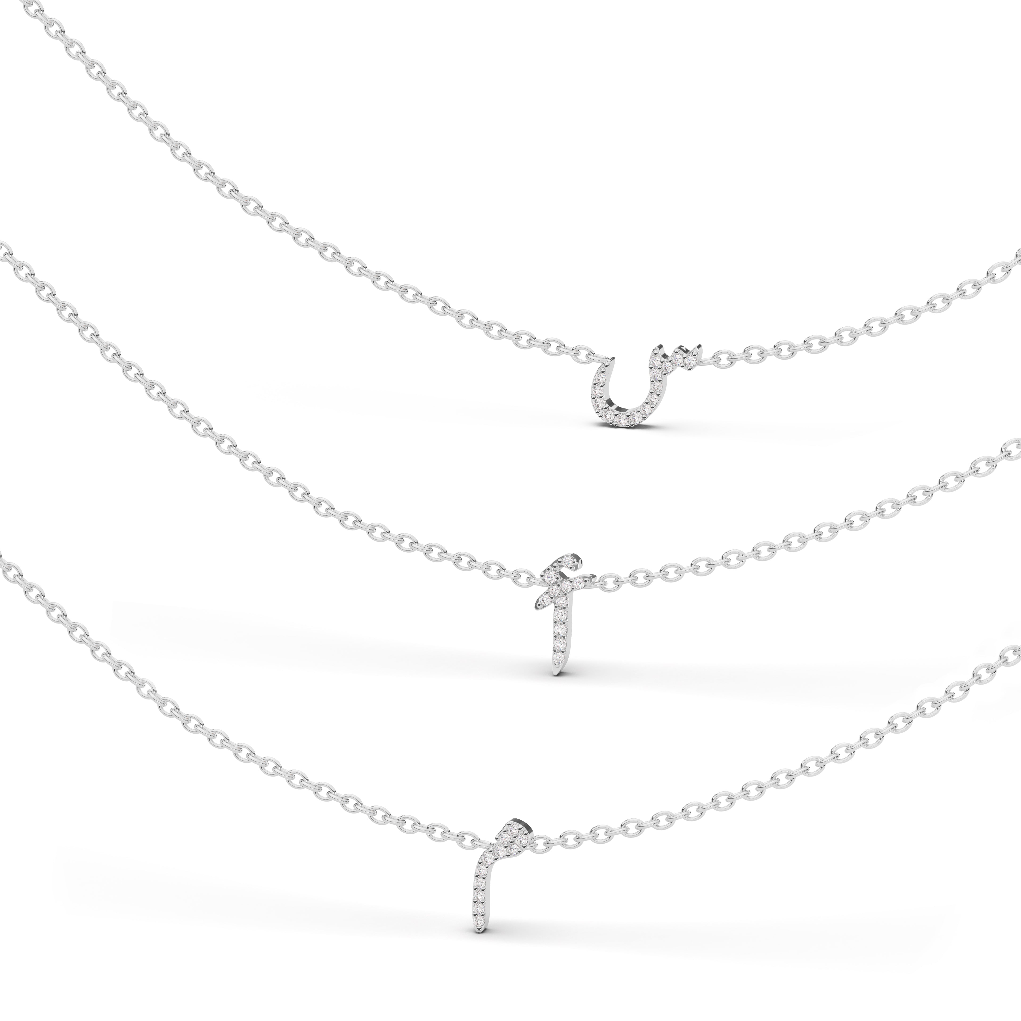 Diamond clearance l necklace