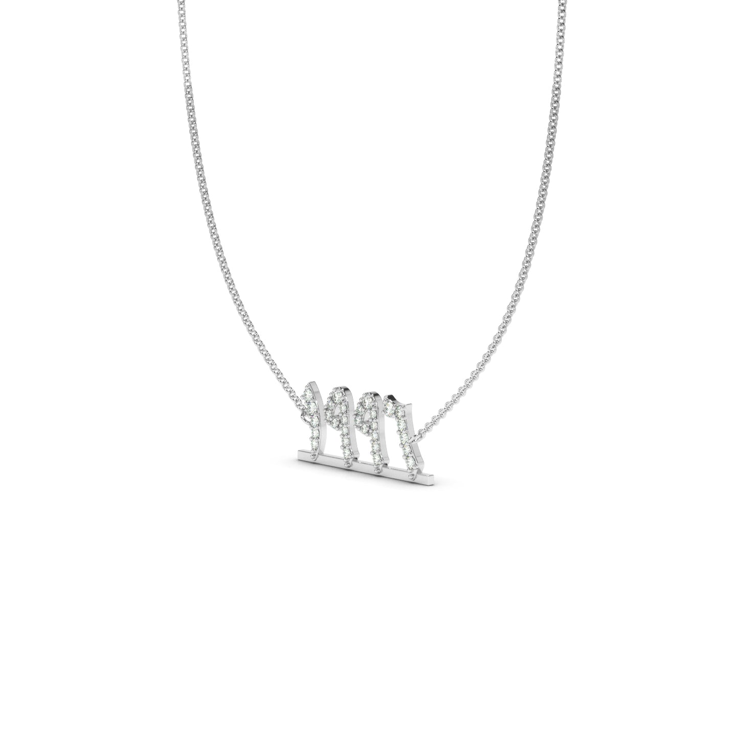 Customize your Pavé Diamond Numra Necklace